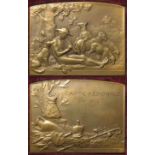 French Commemorative bronze plaquette, 60x46mm: Caisse Régionale du Midi (Agricultural Fund) '