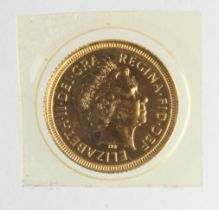 Half Sovereign 2000 sealed BU