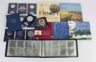 GB & Channel Islands base metal (mostly) commemorative coins and sets, 1970s to modern. Noted