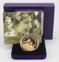 Crown 2006 gold Proof FDC boxed as issued