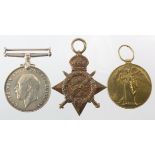 1914 Star Trio (S2/11995 Pte H Scott ASC) 11992 on Pair. Served with 9th F.Bty. (3)
