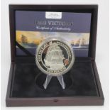 Guernsey: The 250th Anniversary of HMS Victory 1765-2015 Silver 5oz Proof Coin (sterling) with