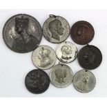 British Commemorative Medals (9) 19th to early 20thC white metal and bronze, coronations and