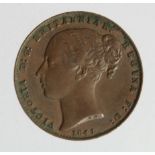 Jersey Farthing (1/52 of a Shilling) 1851 GVF