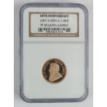 South Africa Quarter Krugerrand 2007 "40th Anniversary" NGC slabbed as PF69 Ultra Cameo