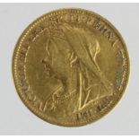 Half Sovereign 1900 nVF