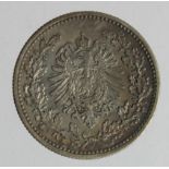 Germany silver 50 Pfennig 1877F, nEF