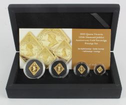 Tristan Da Cunha Four coin gold set 2022 (Sovereign, Half Sovereign, Quarter Sovereign & Eighth