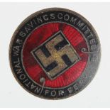 Badge National War savings committee for service lapel badge.