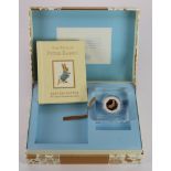 Fifty Pence 2017 "Peter Rabbit" gold proof FDC in a limited edition coin and book box.