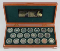 Boxed set "20 Centuries A.D. coin collection" All identified, mixed grades