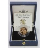 Half Sovereign 1995 Proof FDC boxed as issued