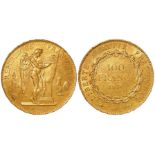 France, gold 100 Francs 1879A, nEF (0.9334 troy oz AGW)