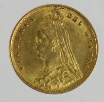 Half Sovereign 1887 Jubilee S.3869, nEF