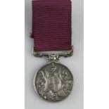 Army LSGC Medal QV named (3504 Sergt F Dalson Rl Engrs). Attempted erasure of naming and clasp