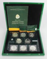 Brazil Silver Proofs (8) Rio 2016 Olympics silver Coin Collection, official set FDC cased with certs