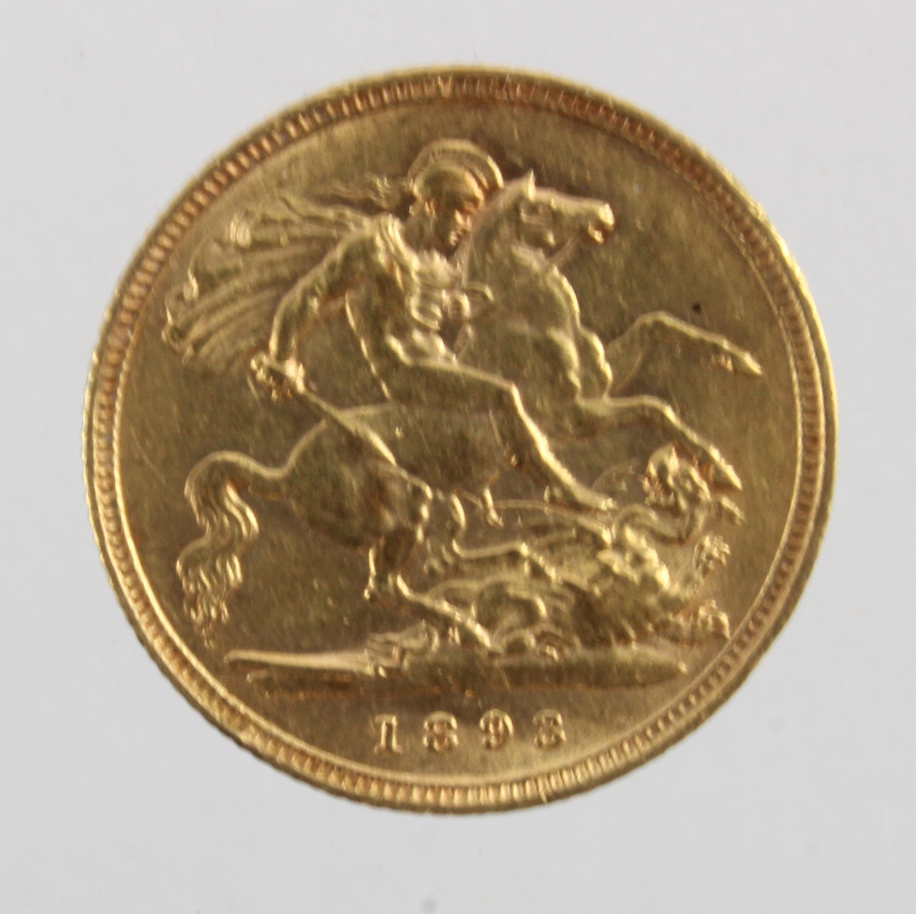 Half Sovereign 1893 (OH) aVF - Image 2 of 2