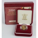 Half Sovereign 2006 Proof FDC boxed as issued