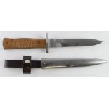 German WW1 trench knife a good copy.