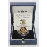 Half Sovereign 1997 Proof FDC boxed as issued