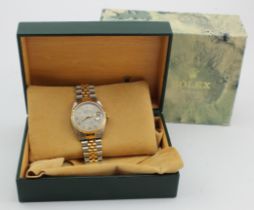 Rolex Datejust Oyster Perpetual stainless steel gents wristwatch, purchased 2001, ref.16233,