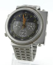 Gents Seiko 7a28-7000 "Ripley" chronograph quartz wristwatch circa 1983. Based on the watch worn