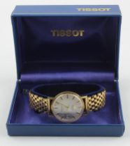 Gent 9ct cased Tissot Seastar Seven automatic wristwatch, hallmarked Birmingham 1976. On an 9ct