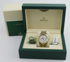 Rolex Sky-Dweller Oyster Perpetual 42 stainless steel and gold gents wristwatch, 2020 new card,