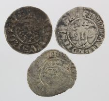 English hammered silver Pennies (3): Henry III Long Cross class 3d2, Nicole on London, S.1364B, 1.