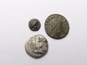 Ancient Coins (3) Gallienus BI Antoninianus, IMP GALLIENVS AVG, radiate head right, rev. APOLLONI