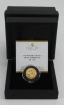 Sovereign 1926sa GEF in a "London Mint" plush box with certificate