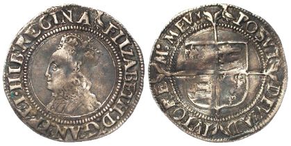 Elizabeth I hammered silver Groat, Second Issue 1560-1, mm. martlet, S.2556, 2.04g, toned,