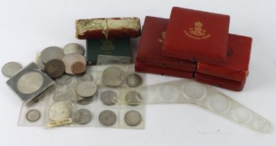 GB & World Coins, Medals etc (44), a small selection of coins mostly 20thC including silver, plus