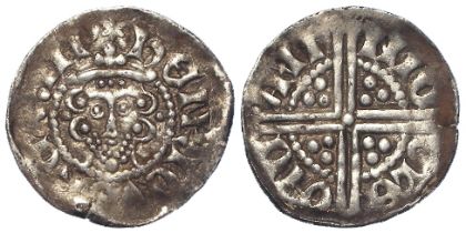 Henry III Long Cross silver Penny of Canterbury, Class 3c, moneyer Nicole. 1.34g. S.1364. VF, strong