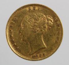 Half Sovereign 1872 (dn 170). VF/aVF small edge nick reverse