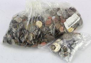 GB & World Coins & Medals etc, ancient to modern accumulation including silver, noted: Roman