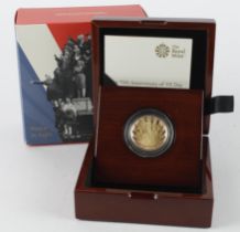 Two Pounds 2020 "75th Anniversary of VE Day" Proof FDC boxed as issued