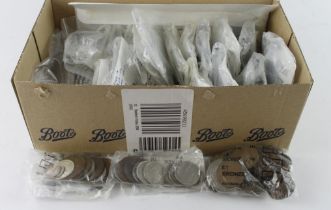 GB & World Coins etc, ancient to modern, sorted into bags, silver noted, also some decent GB 18th-