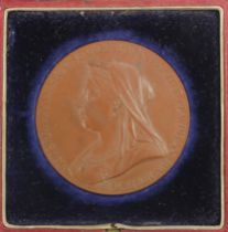 British Commemorative Medal, bronze d.55.5mm: Queen Victoria Diamond Jubilee 1897, official large