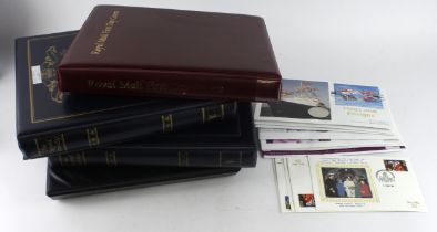 GB & Commonwealth Coin Covers (70) in three albums plus a spare album with pages.