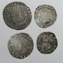 Elizabeth I silver minors (4): Threepence 1573 mm. acorn, S.2566 GF/nVF; Halfgroat mm. tun, S.