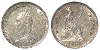 Groat 1888 S.3930, EF, tiny edge nick.