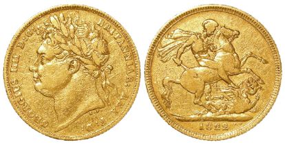 Sovereign 1822 GF/F, light scratch.