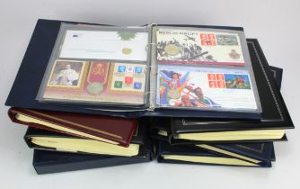 GB & Commonwealth Coin Covers (65) in 7 albums.