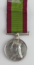 Afghanistan Medal 1881 no clasp, named (Private Luxooman Waigunkur 19th Regt Be N.I.)
