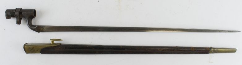 1887 pattern Martini Henry socket bayonet.