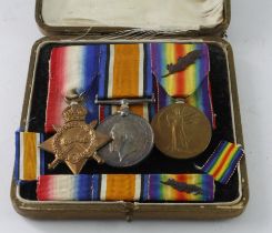 1915 Star Trio (Lieut C E Gardner Glouc R) pair named Major. With MiD to Victory Medal. Served 2nd