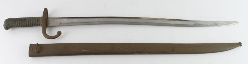 French Chassepot Bayonet with scabbard