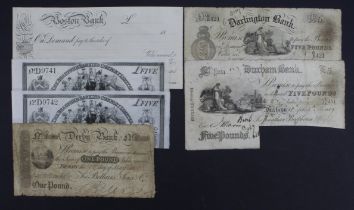 Provincial Banks (6), Derby Bank 1 Pound dated 1812, serial No. 1970 for Bellairs, Sons & Co. (