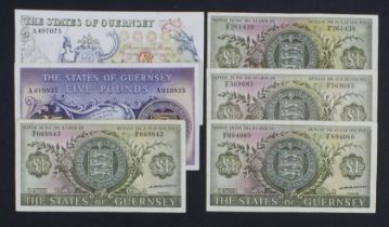 Guernsey (6), 10 Pounds issued 1975 - 1980 signed Hodder, serial A497075 (TBB B152a, Pick47) VF, 5